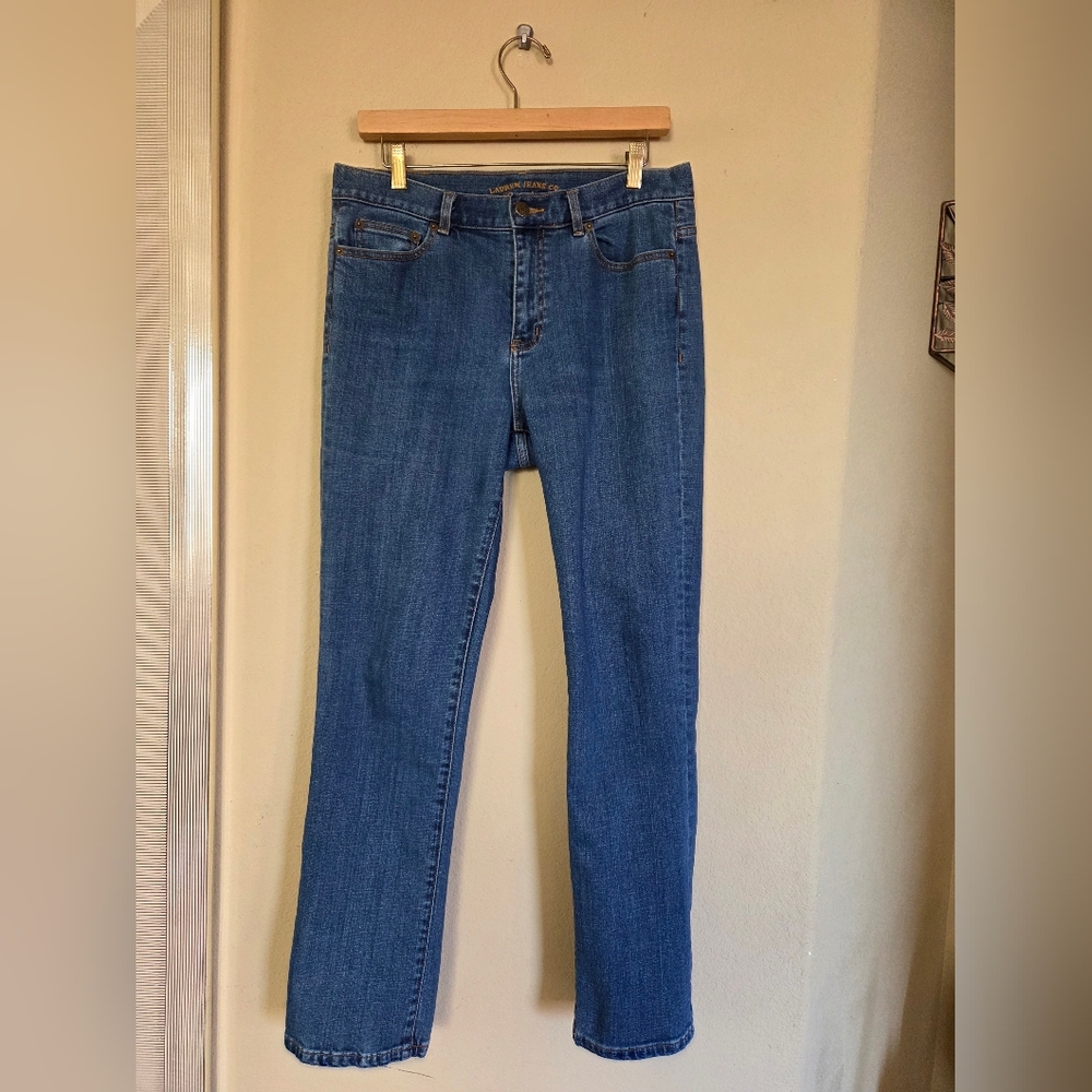 Vintage Lauren Ralph Lauren Classic Straight Leg Jeans Denim Timeless Classic